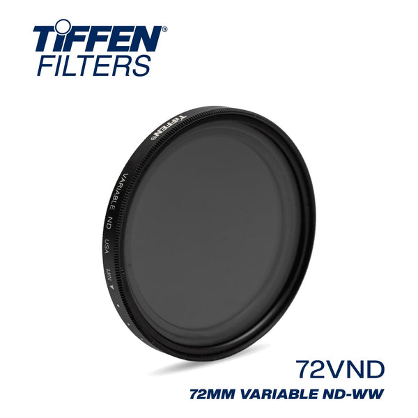 Tiffen 72mm Variable Neutral Density Filter | ND Filter | 72VND | ND-WW | Water White Glass - MQ Group
