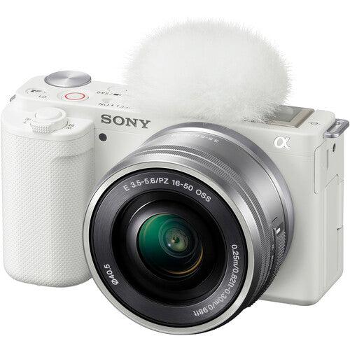 Sony ZV-E10 Mirrorless Camera with 16-50mm Lens (White) - MQ Group