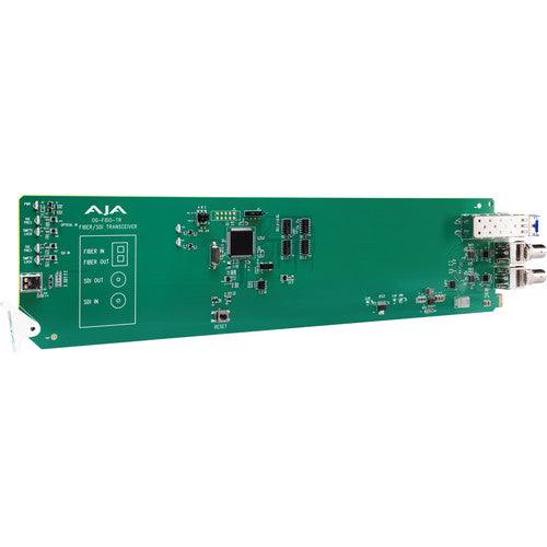 AJA OpenGear 1-Channel 3G-SDI/LC Single Mode LC Fiber Transceiver - MQ Group