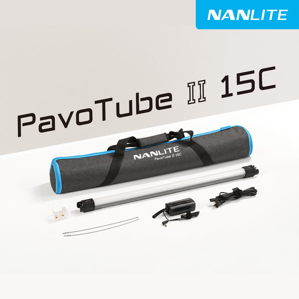 NANLITE Pavotube 15C MK2 2ft 30W RGBWW LED Tube Kit, Bluetooth, 2.4G, DMX | 15C II