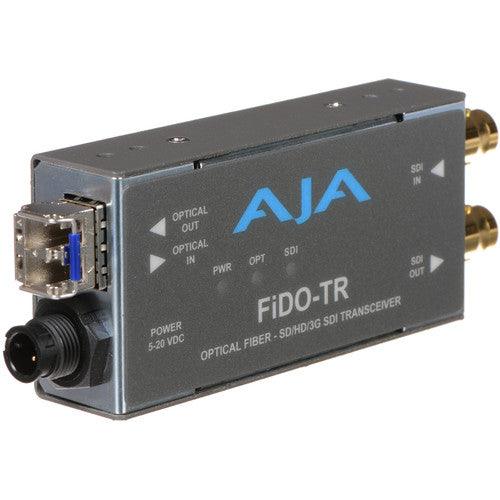 AJA FiDO 1-Channel 12G-SDI/LC Single Mode LC Fiber Transceiver - MQ Group