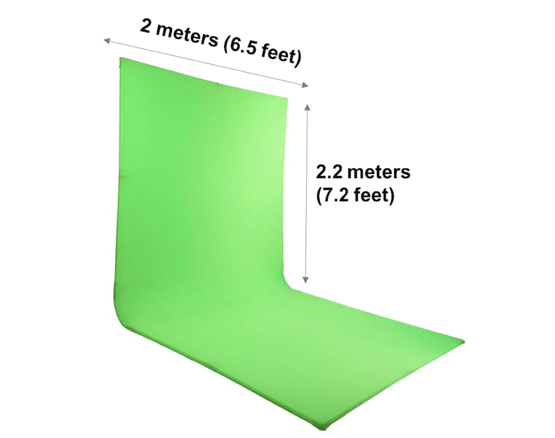 Nanlite / Ledgo LG-2022L 6.5x7.2ft Self standing Green Screen / Chroma Screen Collapsible Kit w/ Portable Carrying Bag Model LG-2022L - MQ Group